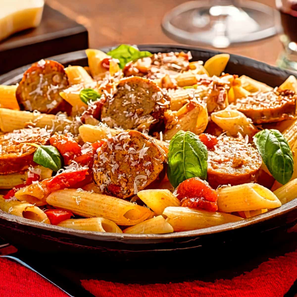 6. Baked Penne Pasta with Italian Sausage - recipes for Italian Sausage with pasta