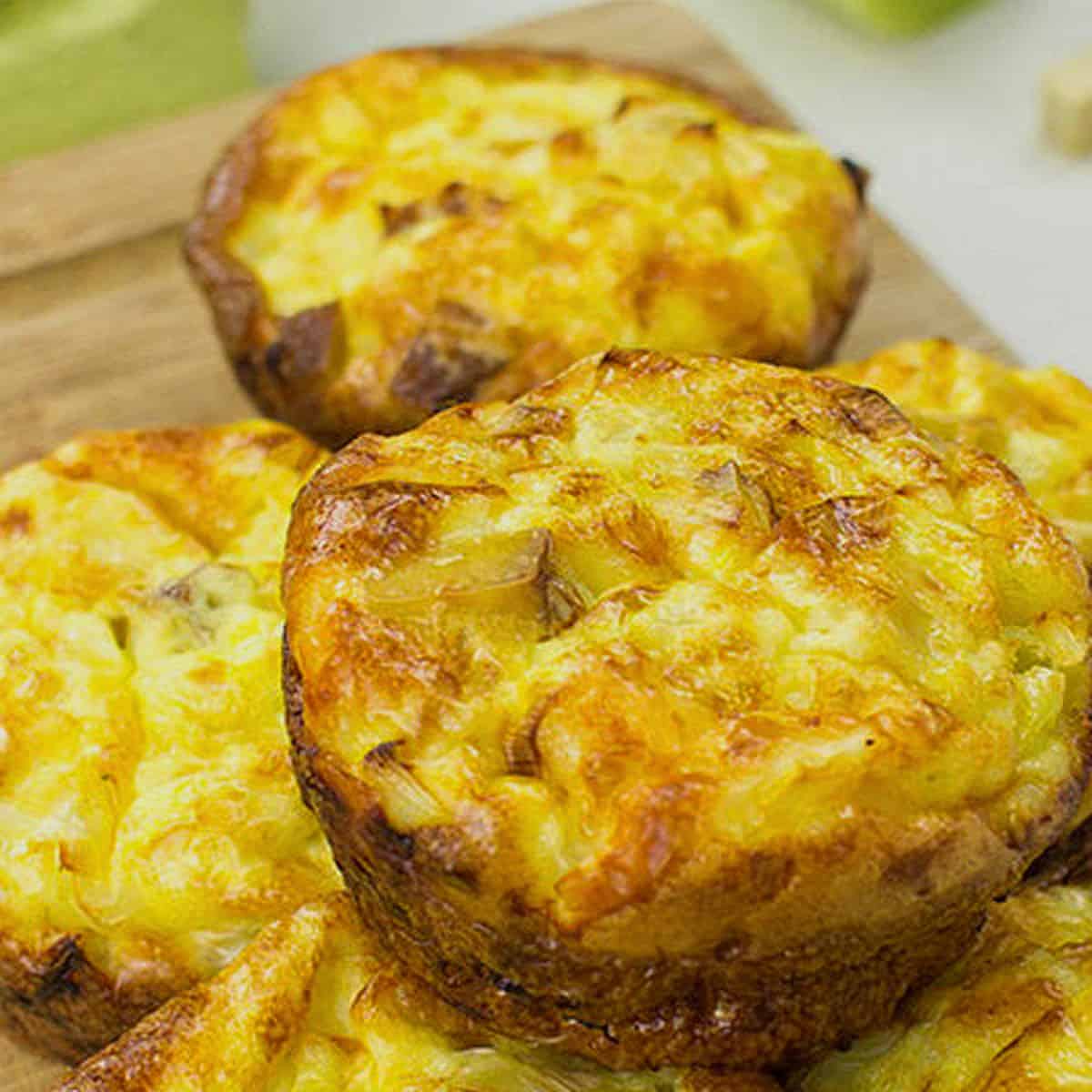 6. Smoked Tofu Breakfast Egg Cups_upscale - 10 Minute Vegetarian Indian Recipes