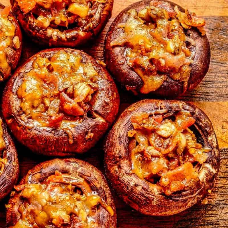 6. Spanish Chorizo Stuffed Mushrooms Recipe - Spanish recipes for tapas