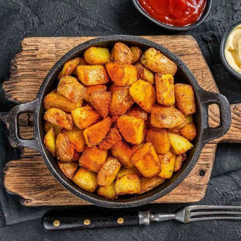 7. Best Patatas Bravas Recipe - Spain tapas recipes