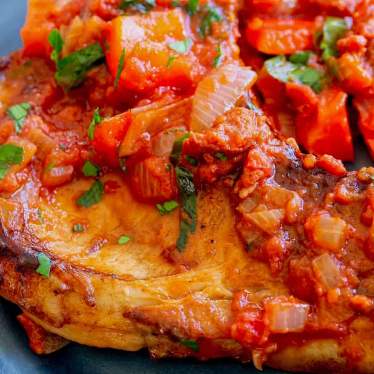 Spanish Pork Chops - Spanish recipes for pork chops