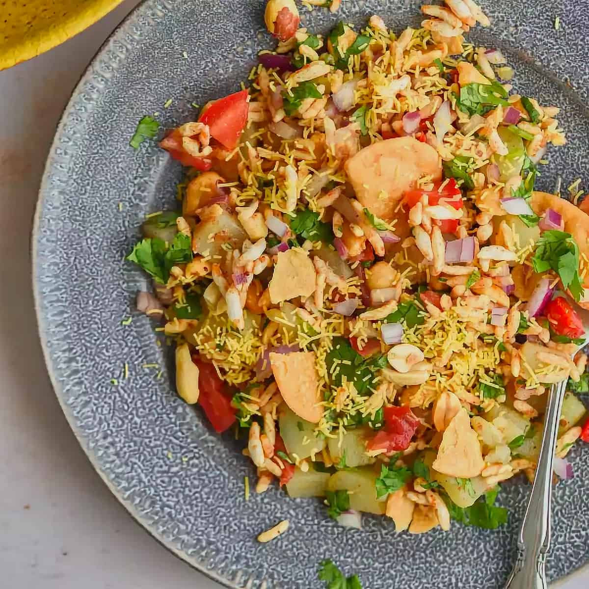 8. Bhel Puri A Favorite Indian Snack- 10 Minute Vegetarian Indian Recipe