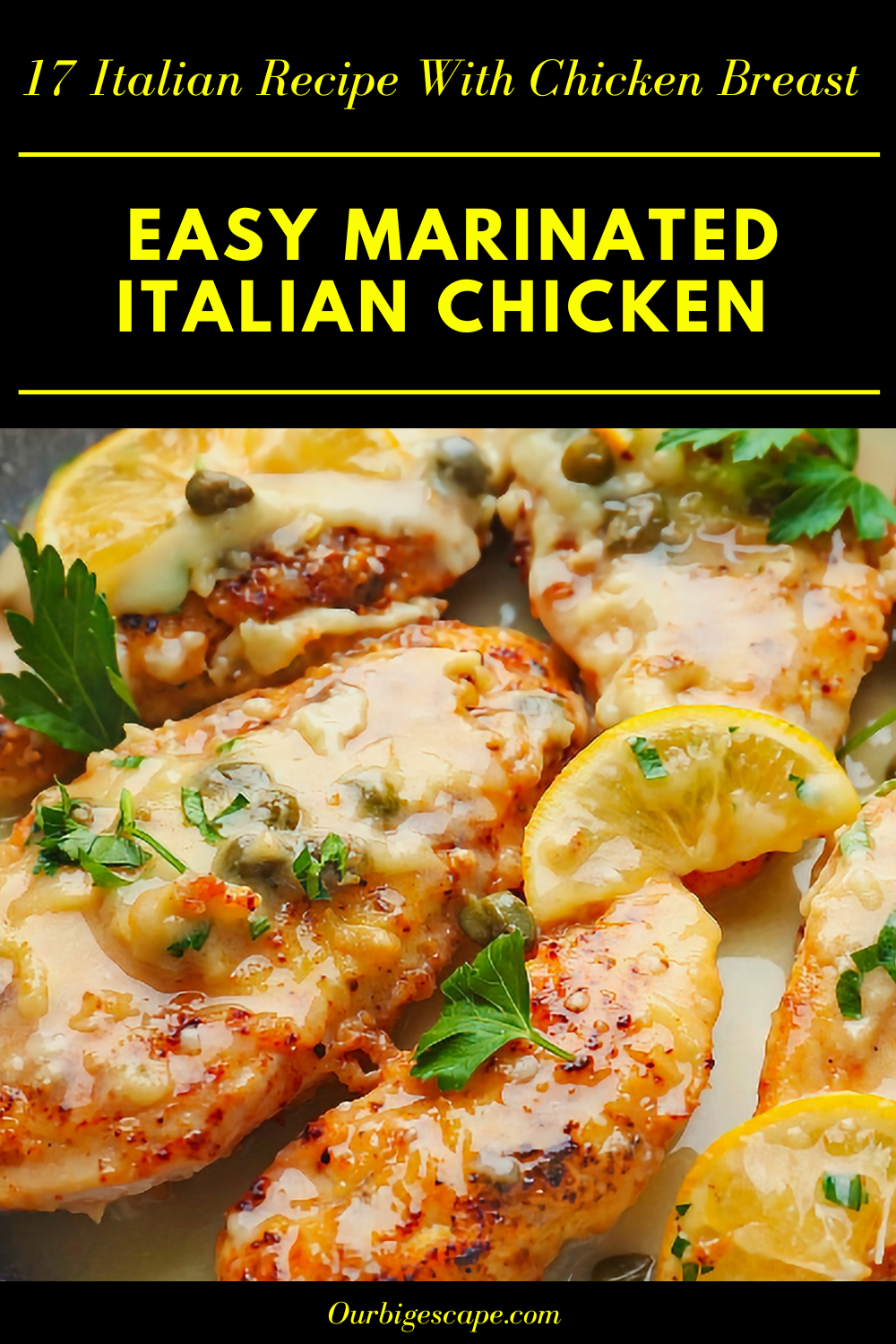 Easy Marinated Italian Chicken