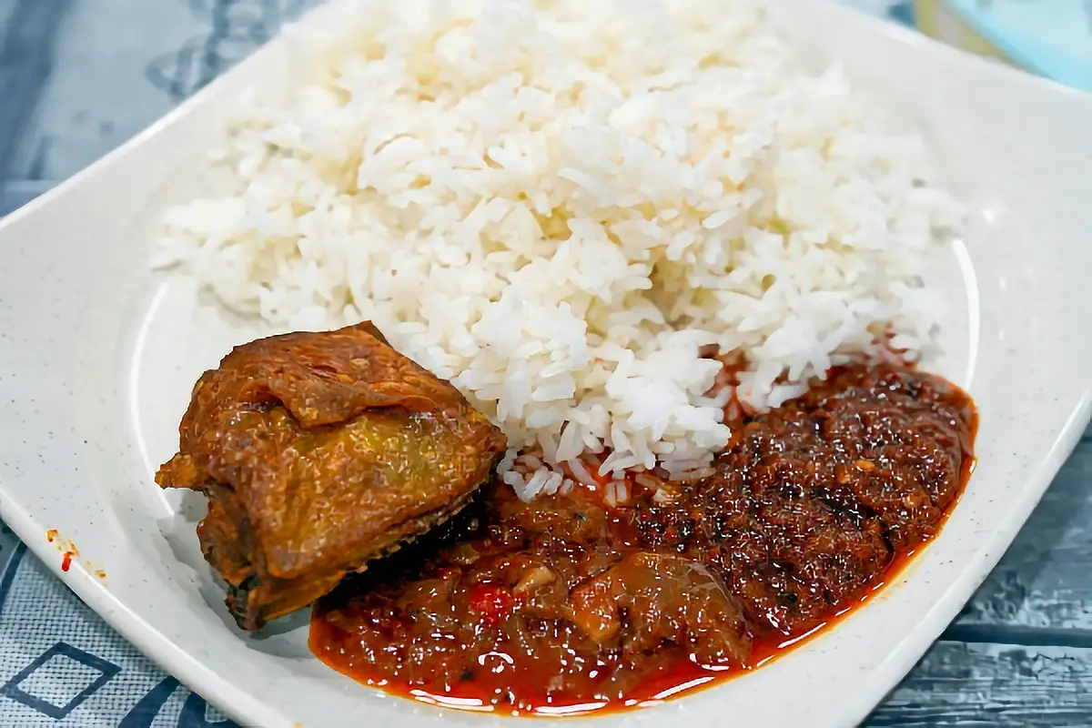 1. Nasi Katok - Brunei food