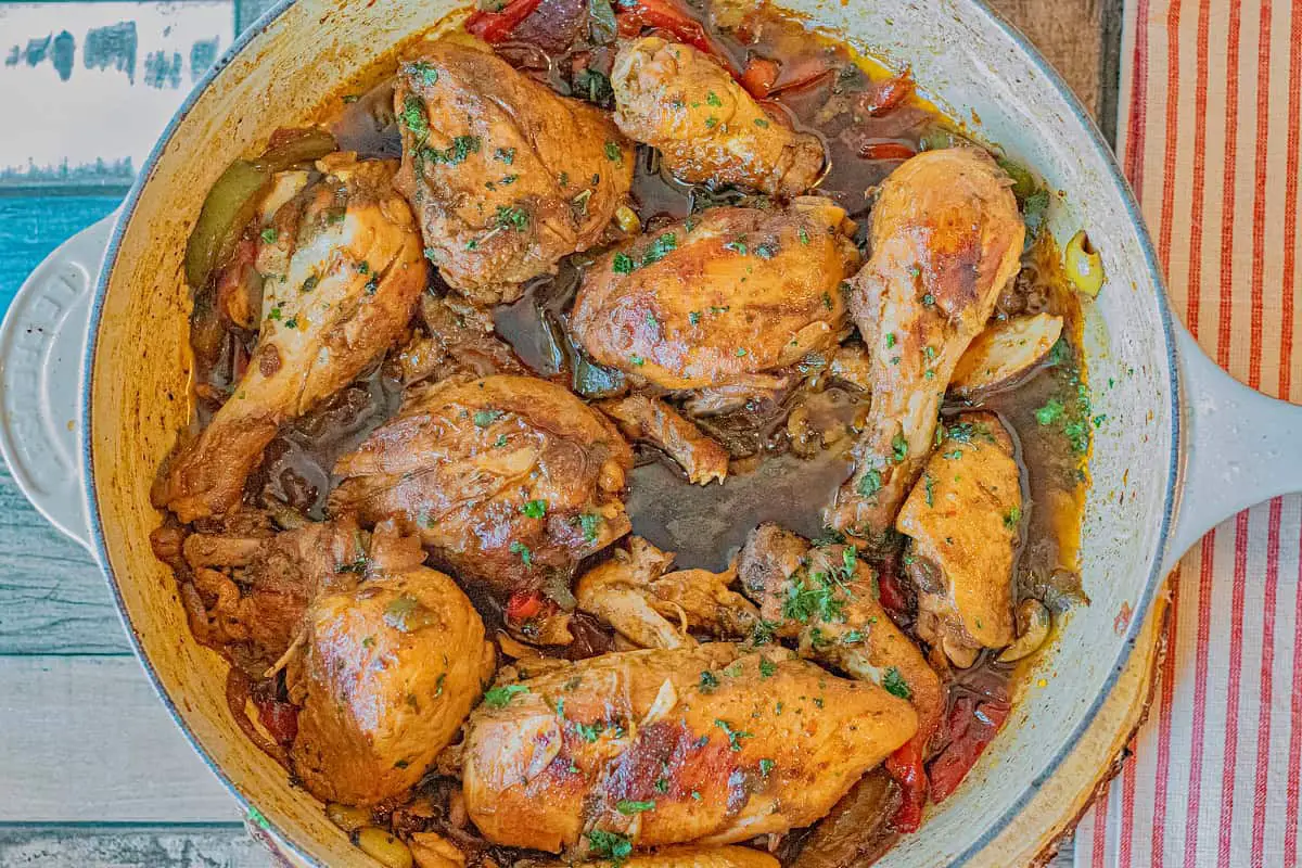 1. Pollo Guisado - Dominican Republic Food Recipes