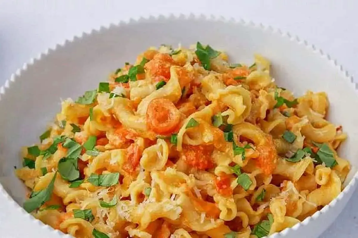 10. Campanelle with Cherry Tomatoes Recipe