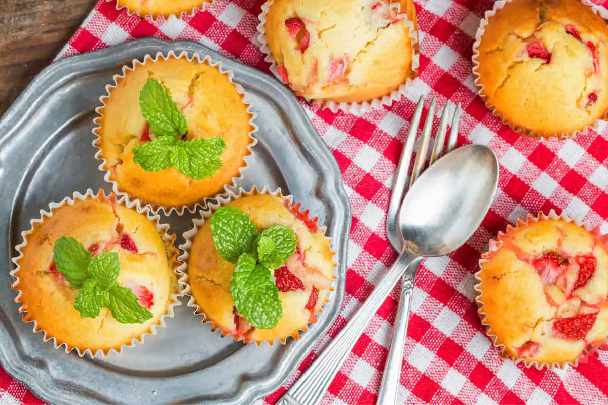 11. Easy Strawberry Banana Muffins