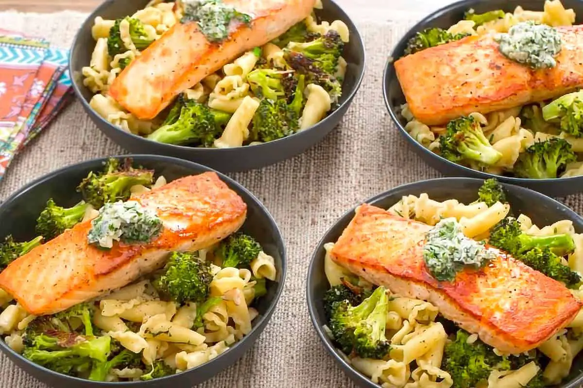 11. Seared Salmon & Campanelle Pasta