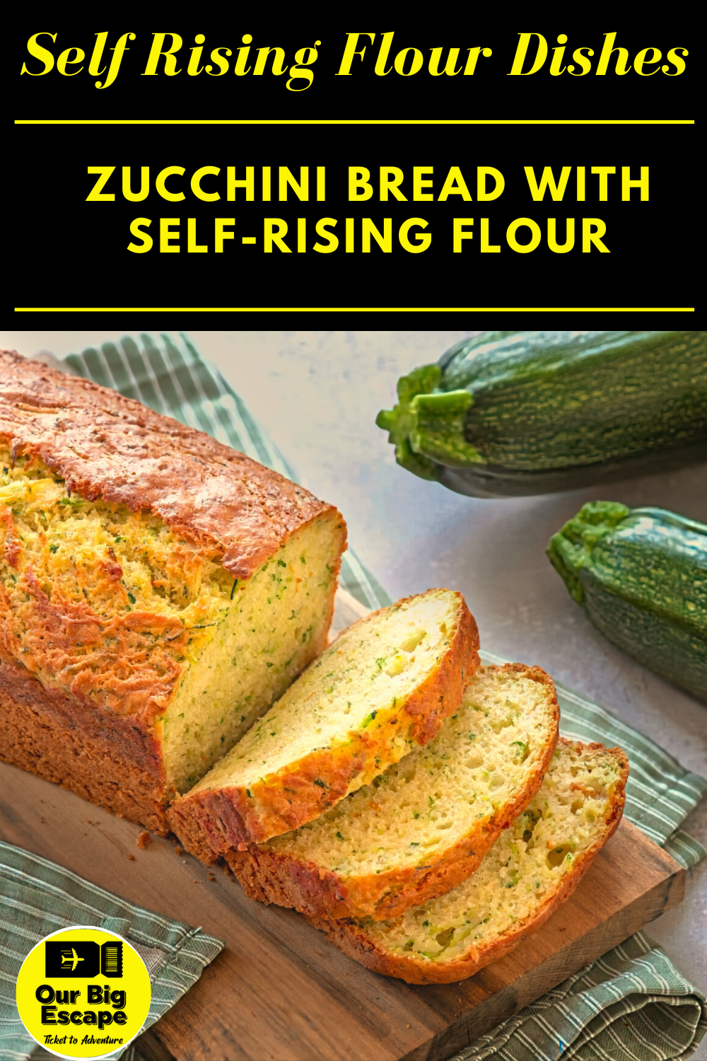 11. Zucchini Bread With Self-Rising Flour {No Eggs, No Nuts} - easy self rising flour recipes