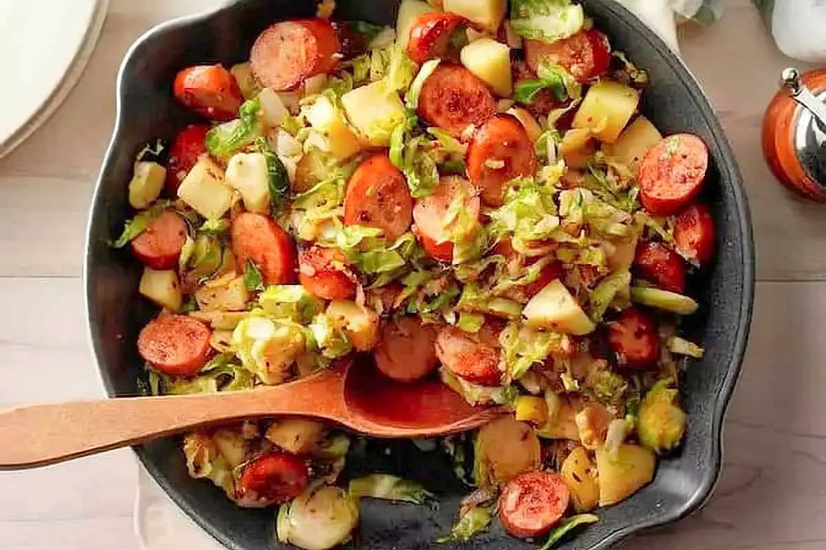 12. Bavarian Apple-Sausage Hash