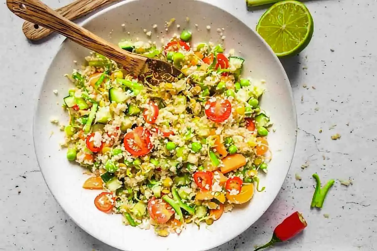 13. Raw Cauliflower Fried Rice