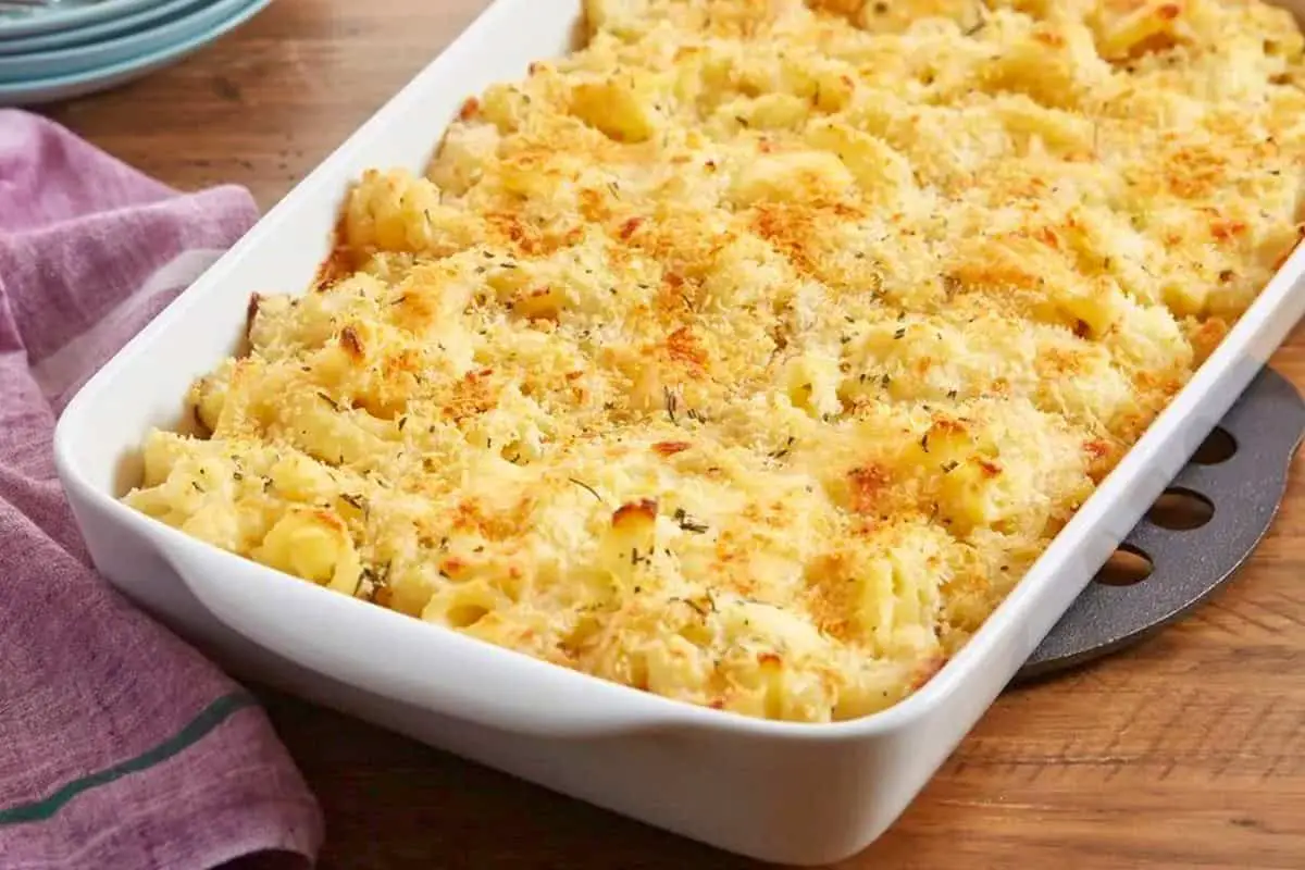 14. Baked Campanelle Pasta Casserole Recipe