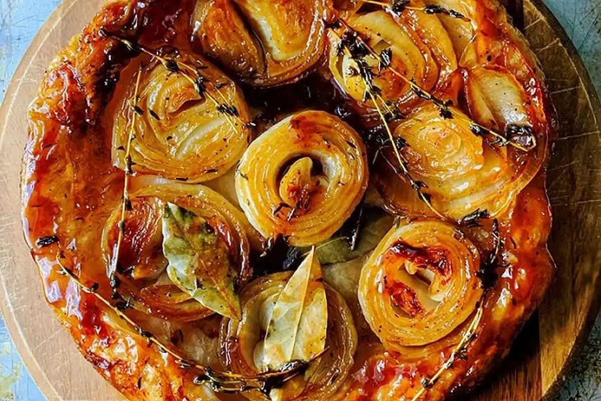 15. Jammy Upside-Down Onion Tart