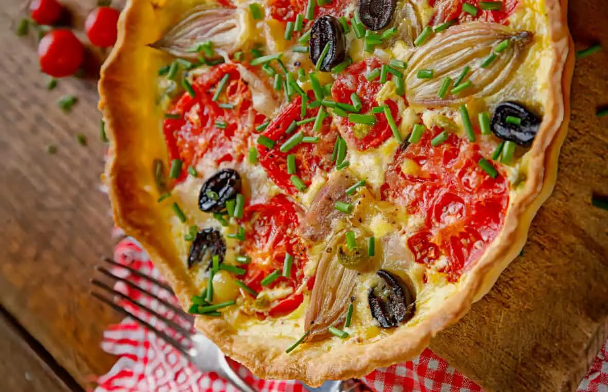 16. Grilled Vegetable Tart Recipe