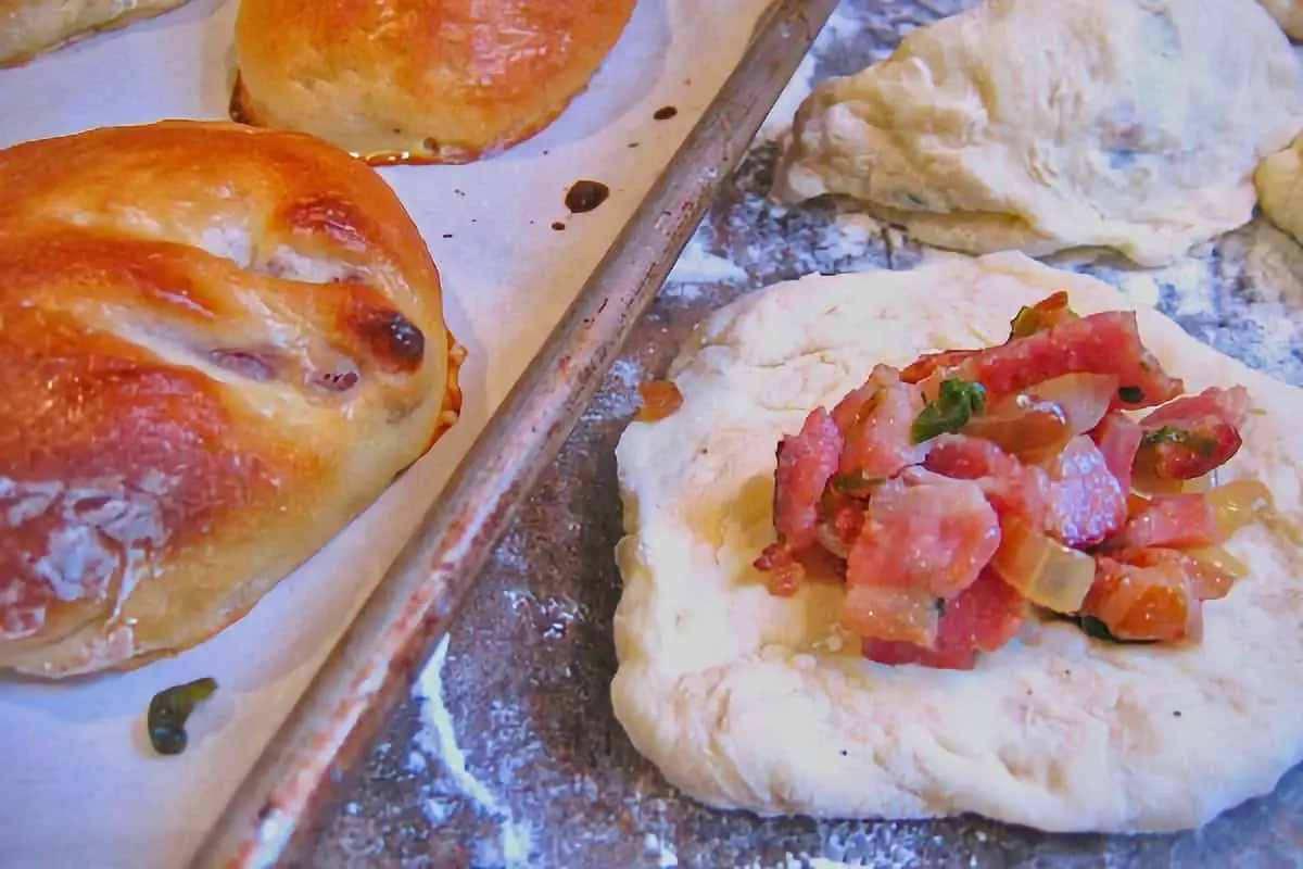 16. Piradzini (Latvian Bacon & Onion-Stuffed Rolls)