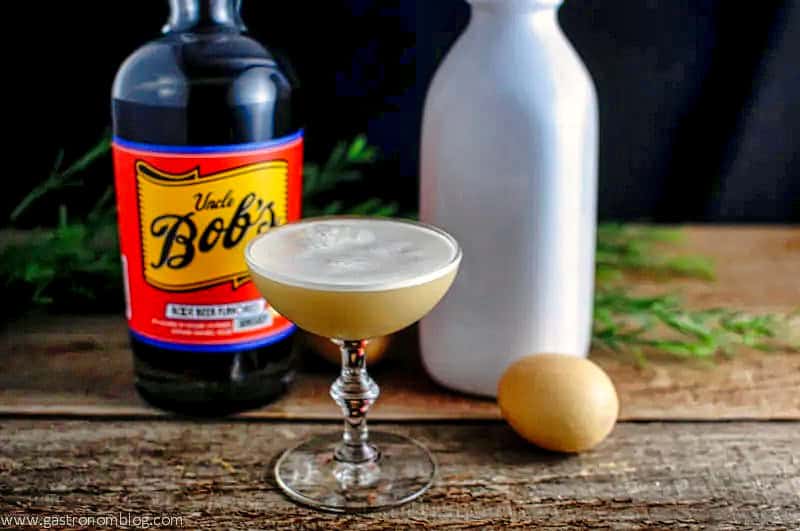 Root Beer Whiskey Flip Cocktail - Root Beer Cocktails