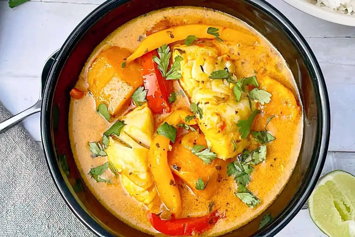 18. Dominican-Style Coconut Cod Stew - Dominican Republic Food Recipes