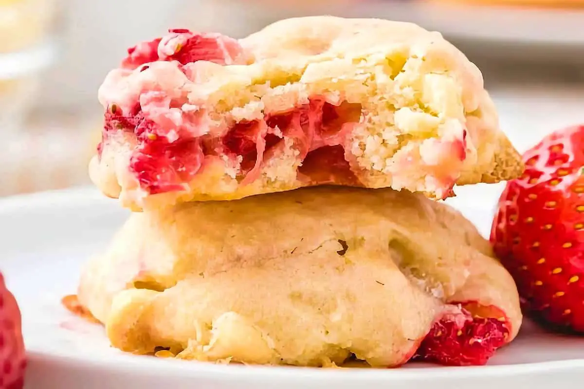 Strawberry Cream Cheese Cookies - Strawberry Cream Cheese Dessert Recipes