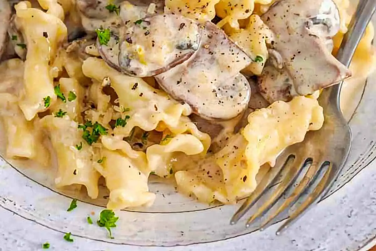 19. Mushroom Campanelle Italian Recipe