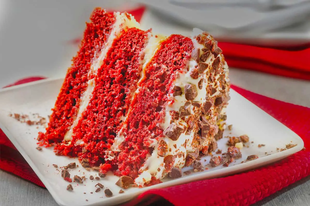 2. Classic Red Velvet Cake- self rising flour recipes