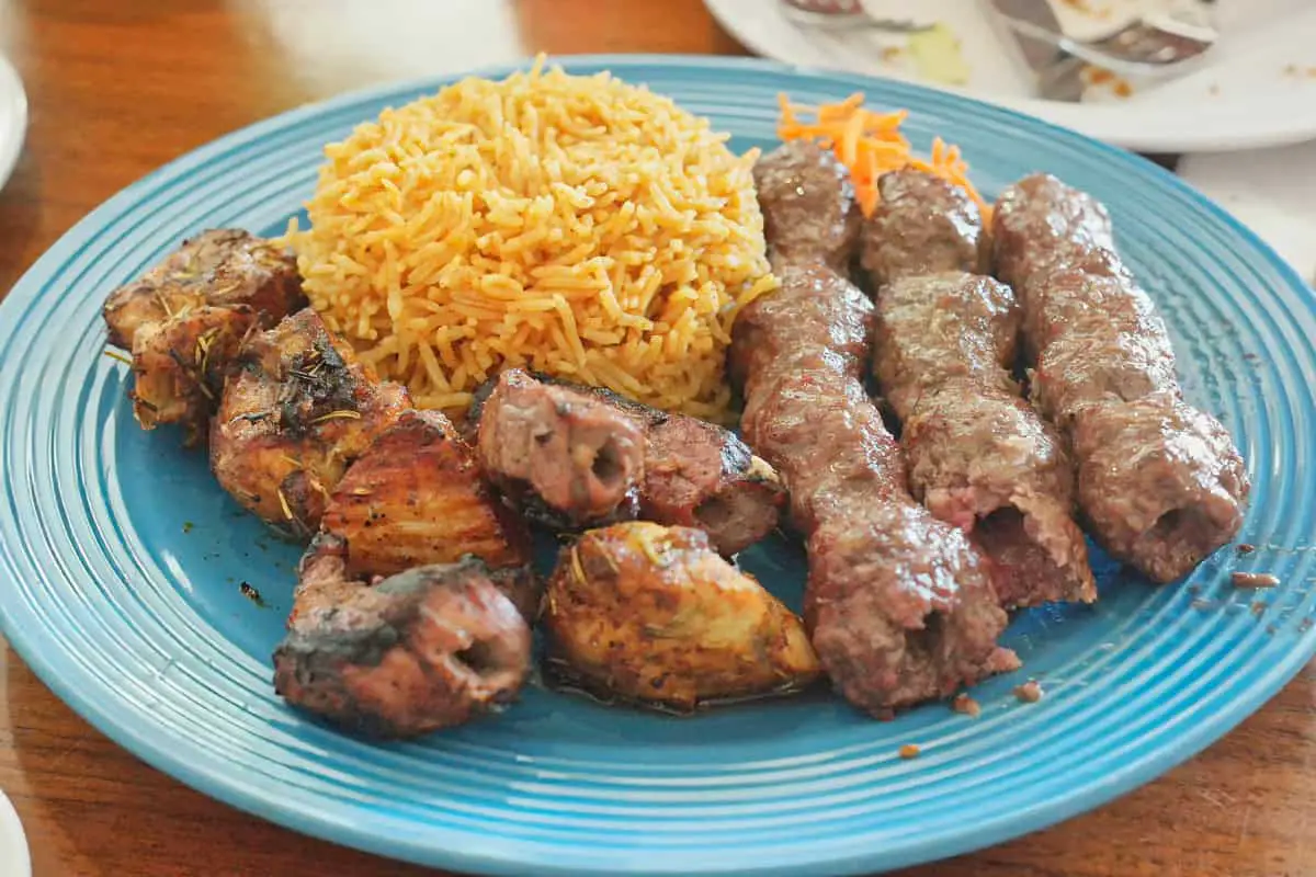 2. Mishkaki (Beef Kabobs)