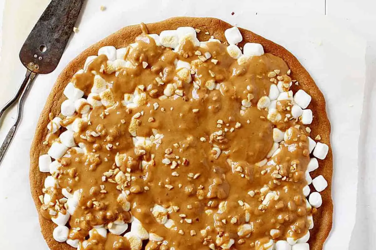 2. Peanut Butter Cookie Dessert Pizza