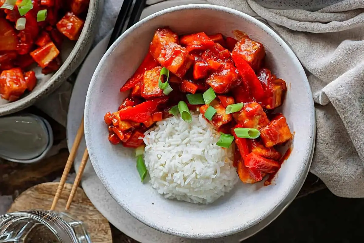 21. Sweet & Sour Tofu Stir-Fry