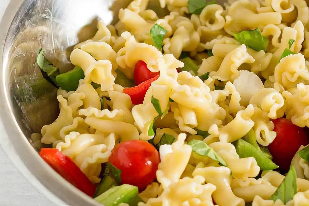 22. Garden Pasta Campanelle Salad Recipe