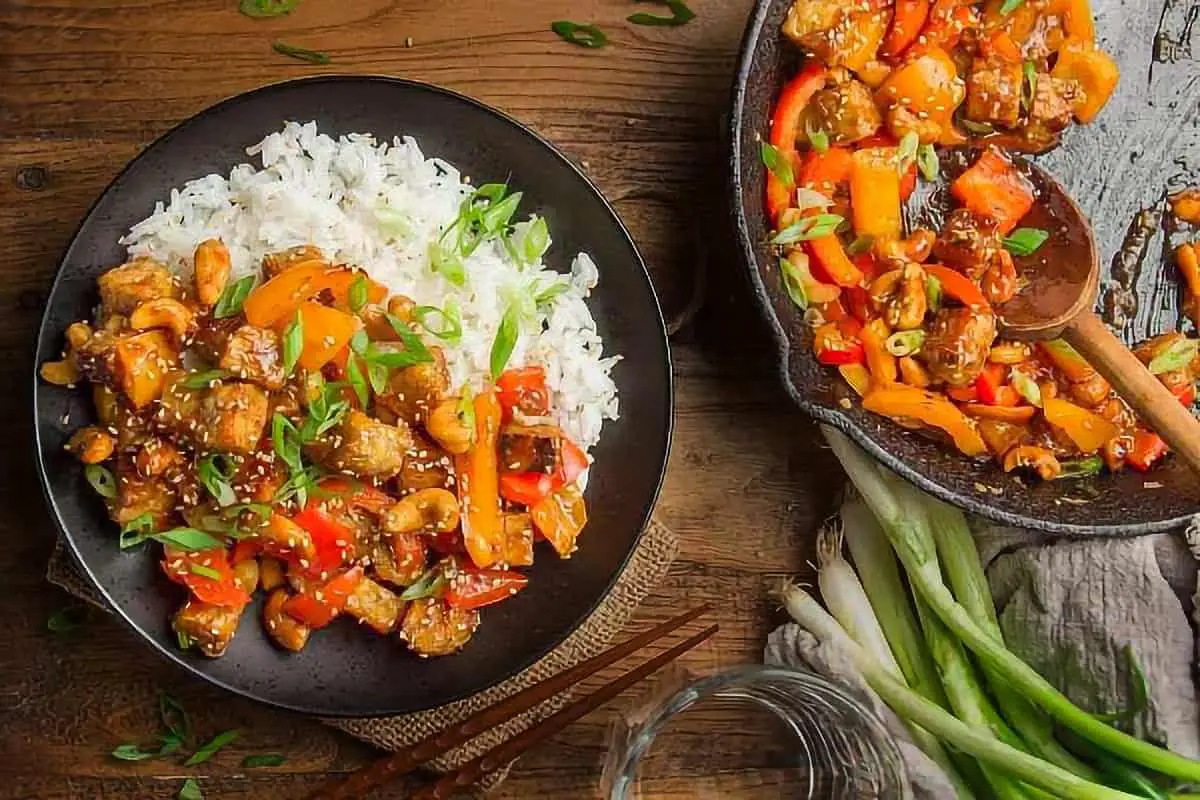 23. Cashew Tempeh Stir Fry