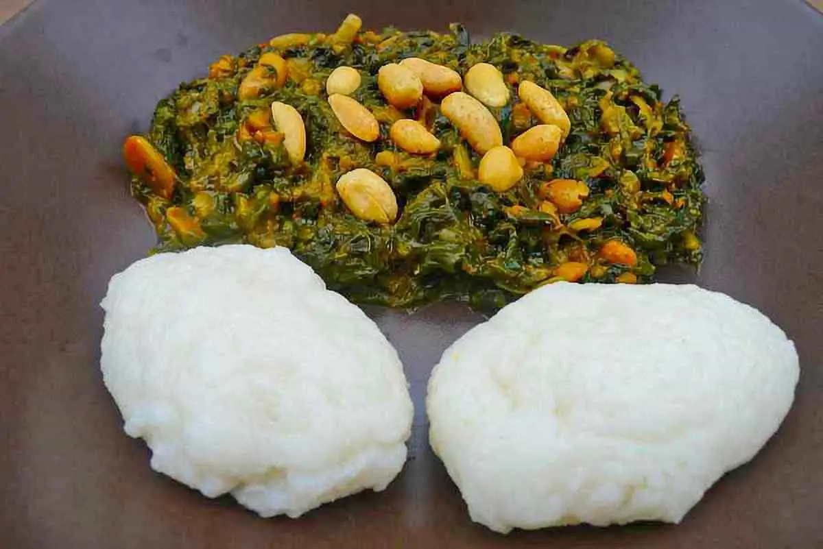 4. Ifishashi and Nshima - Zambia foods