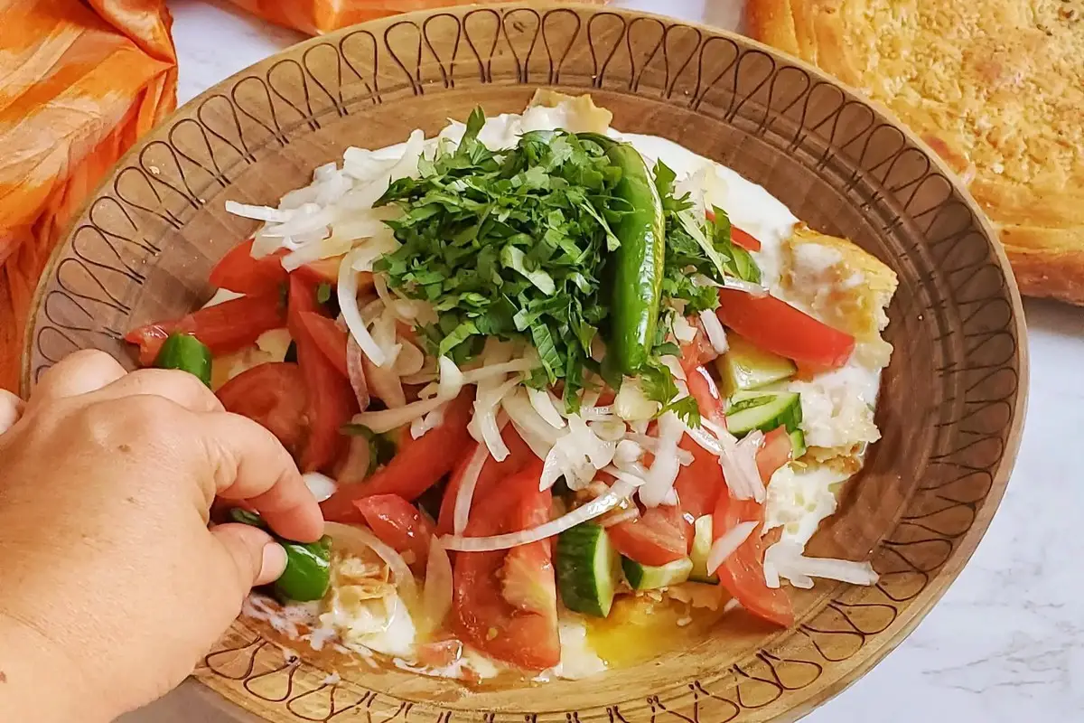 4. Vegan Shakarob (Tajik Salad)