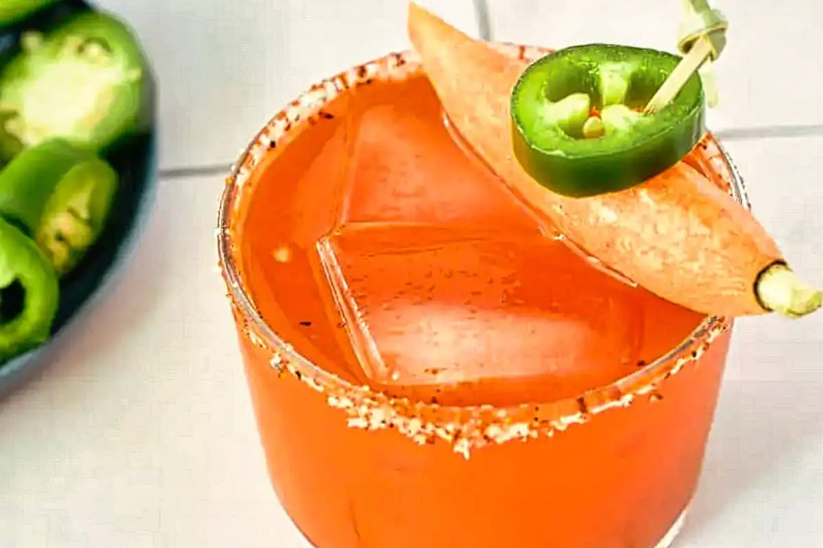 5. Spicy Carrot Mezcal Margarita