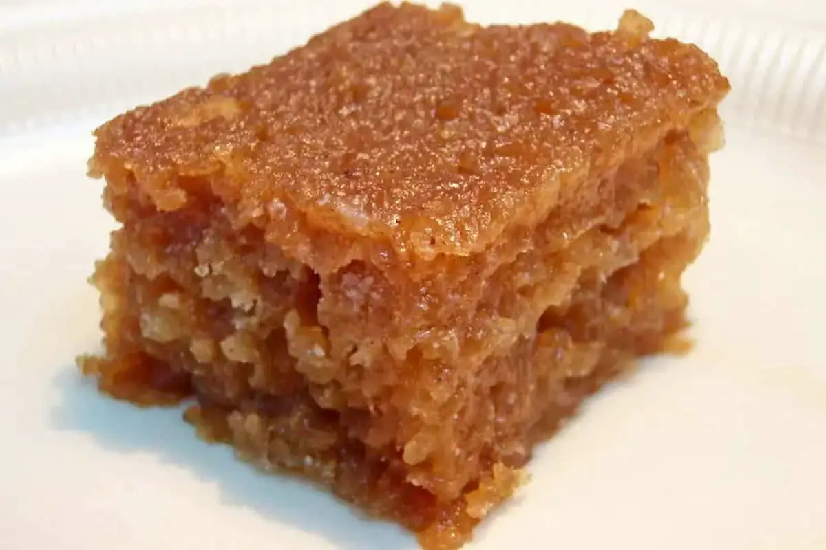 6. Cassava Cake - Cayman Islands food