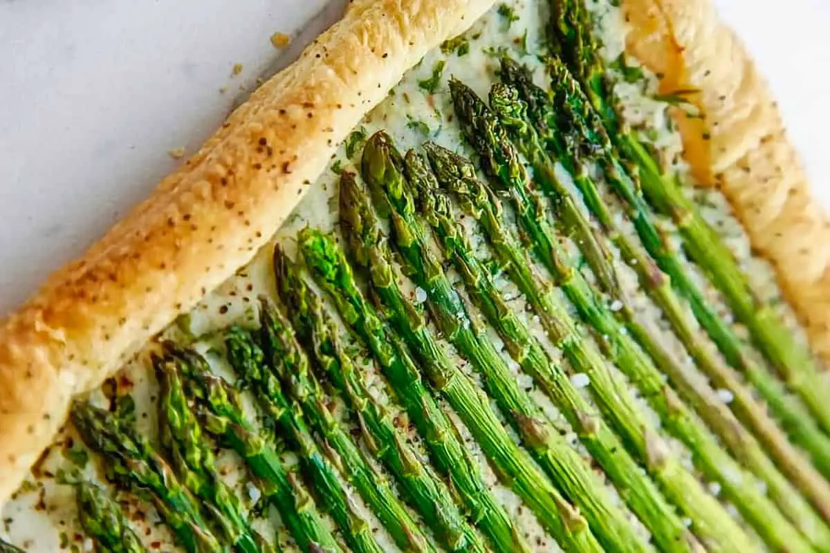 6. Herbed Ricotta & Asparagus Tart- vegetable tart recipes