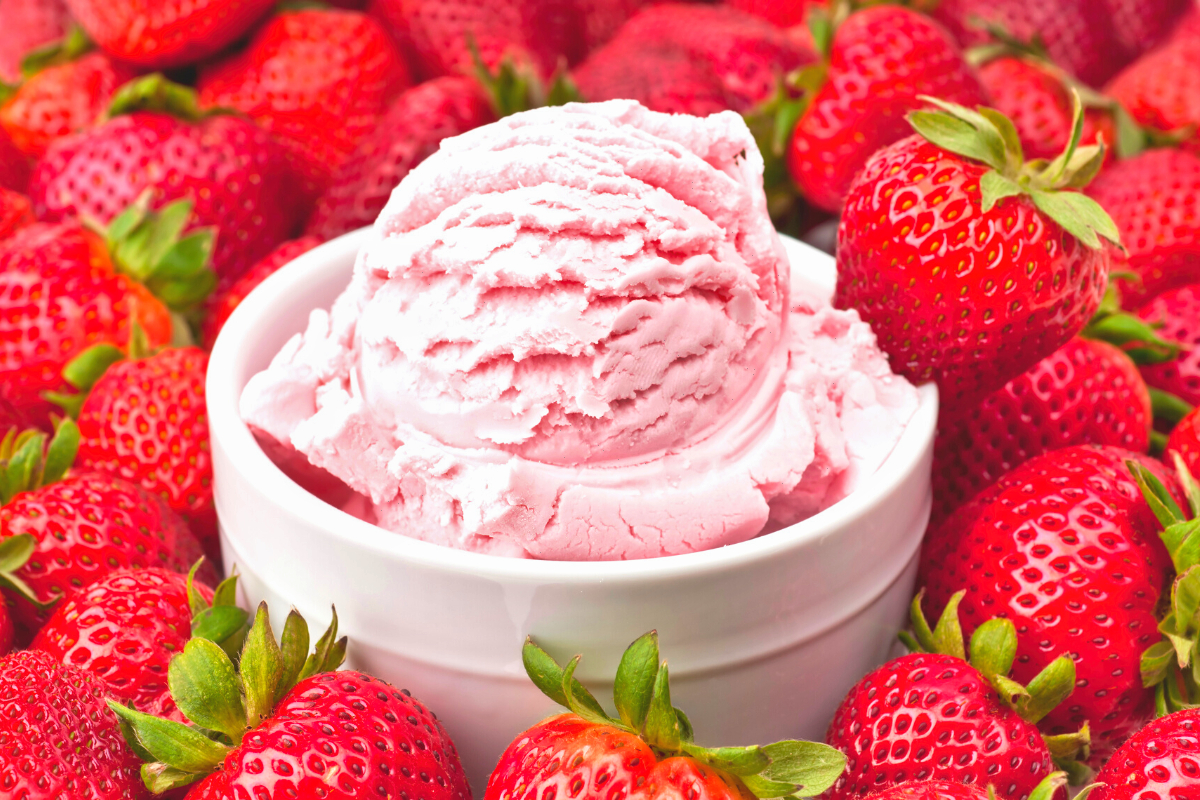 Strawberry Cheesecake Ice Cream - Strawberry Cream Cheese Dessert Recipes
