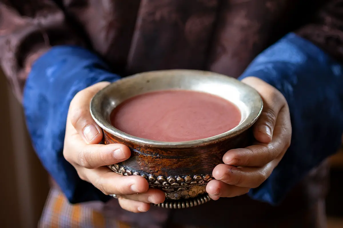 8. Suja (butter tea) - Spicy Recipes of Bhutanese Food