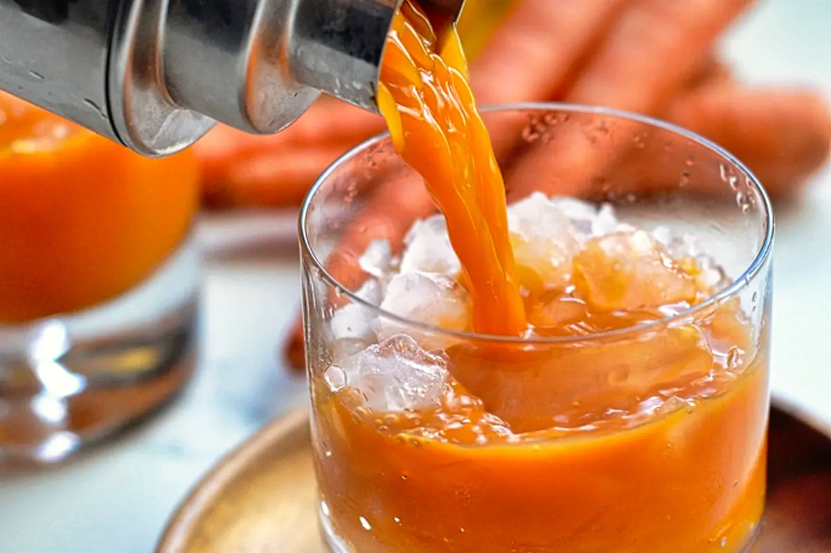 8. Carrot Whiskey Cocktail