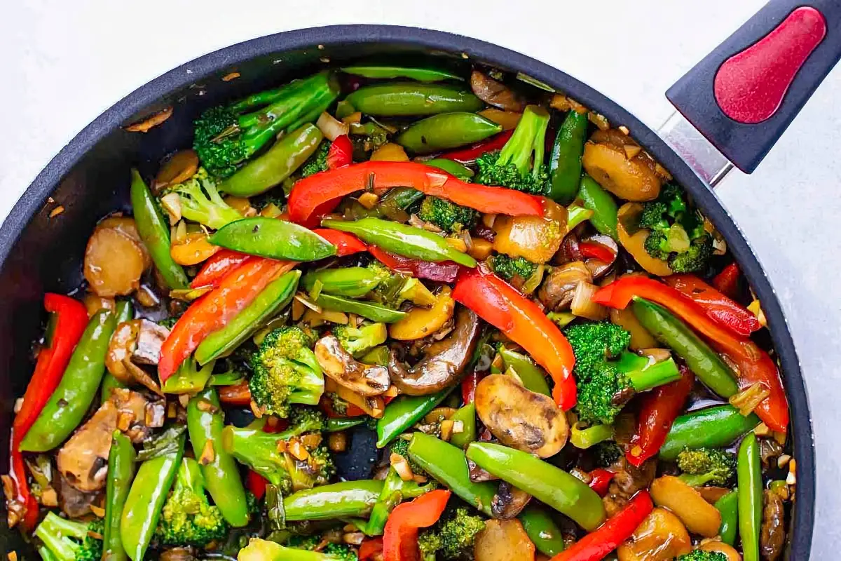 8. Stir Fry Vegetables - Vegan stir fry recipe