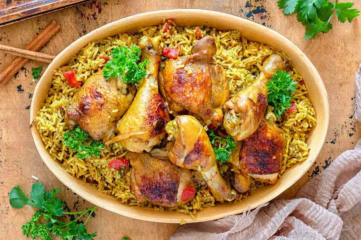 9. Chicken Machboos - Bahraini food