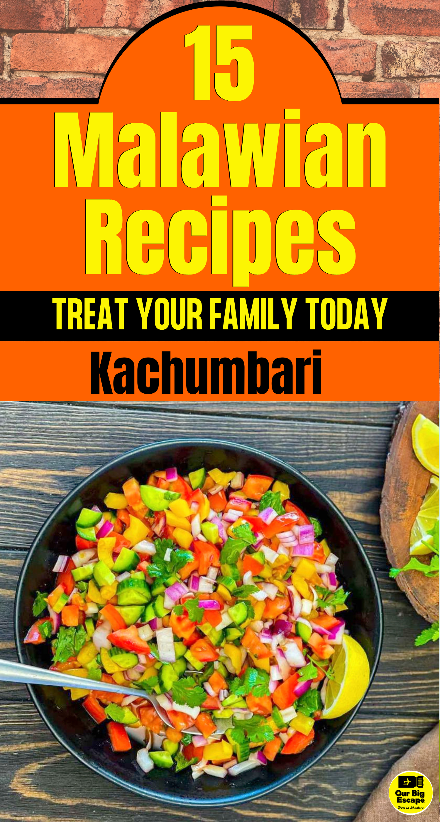 15 Malawian Recipes - Kachumbari - Treat Your Family Today