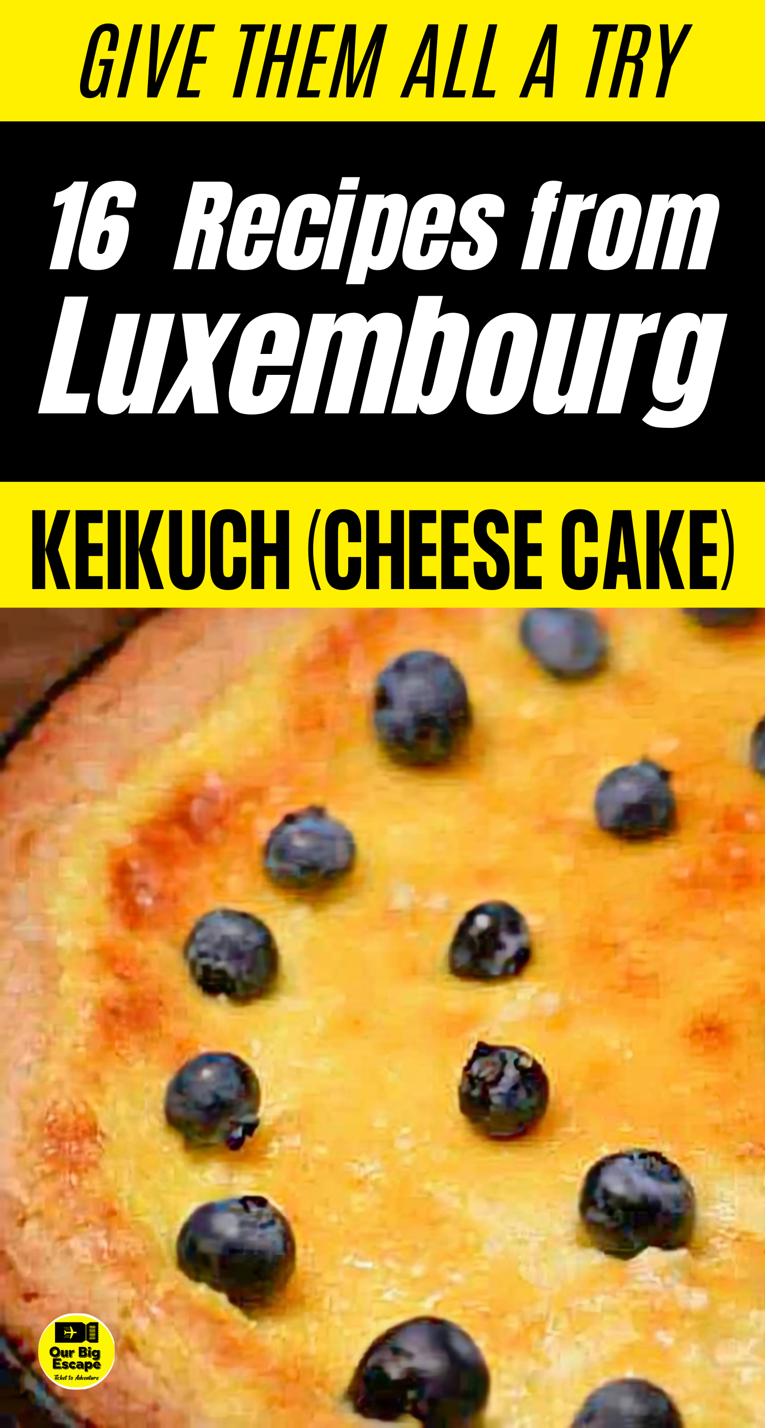 16 Luxembourg Recipes - Keikuch (Cheese Cake)