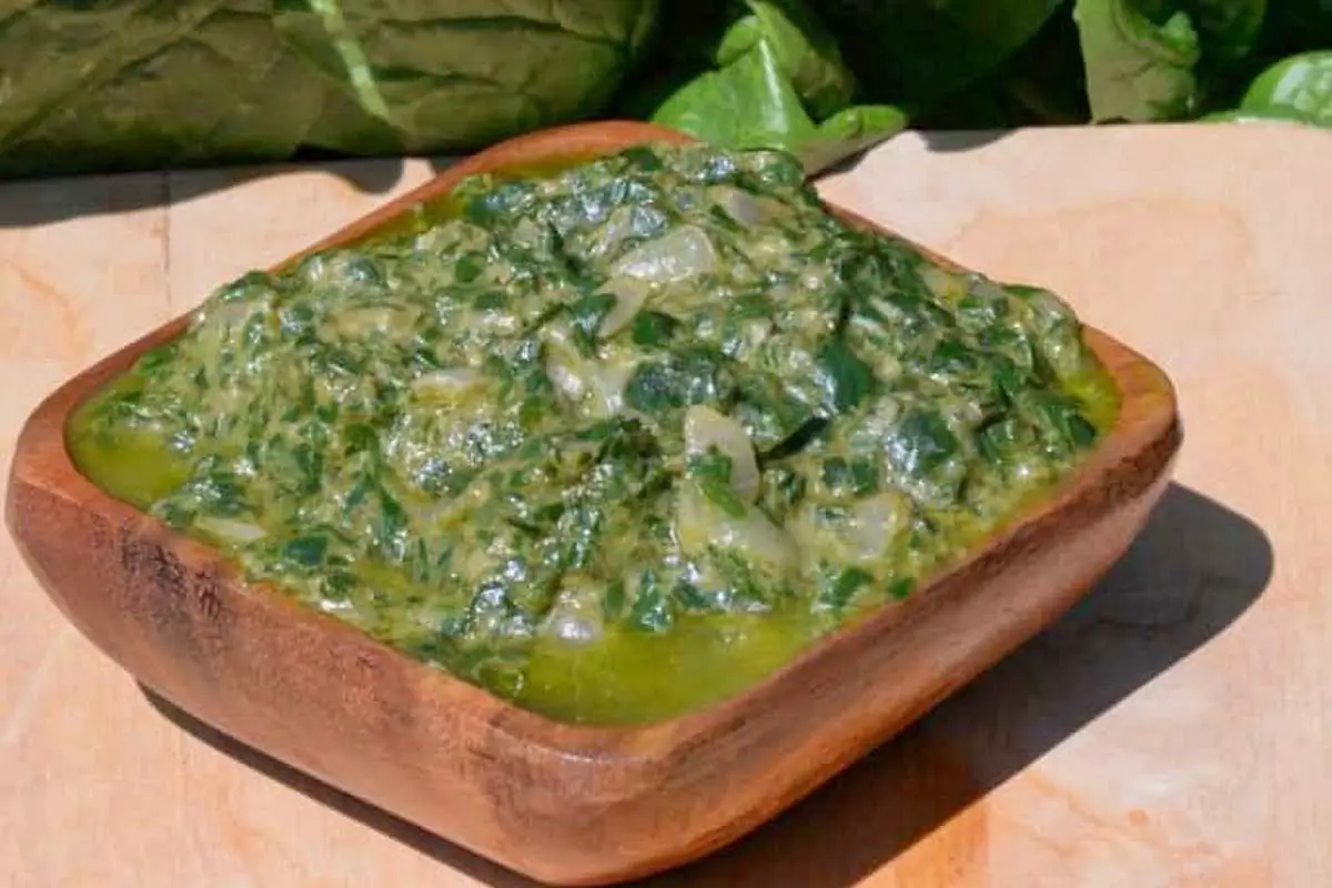 2. Equatorial Guinea Spinach Sauce
