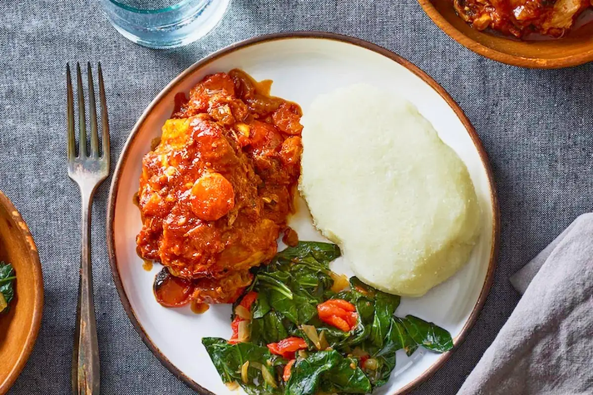 4. Malawian Chicken Curry With Nsima