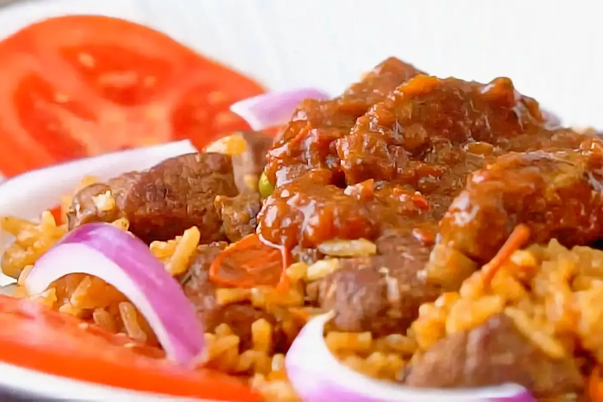 9. Jollof Rice (Ghana Style)