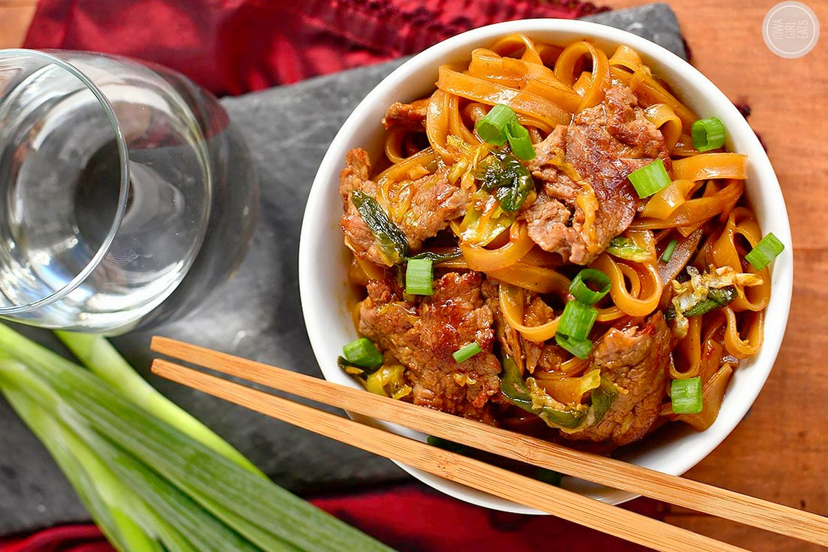 9. Mongolian Beef Noodle Bowls