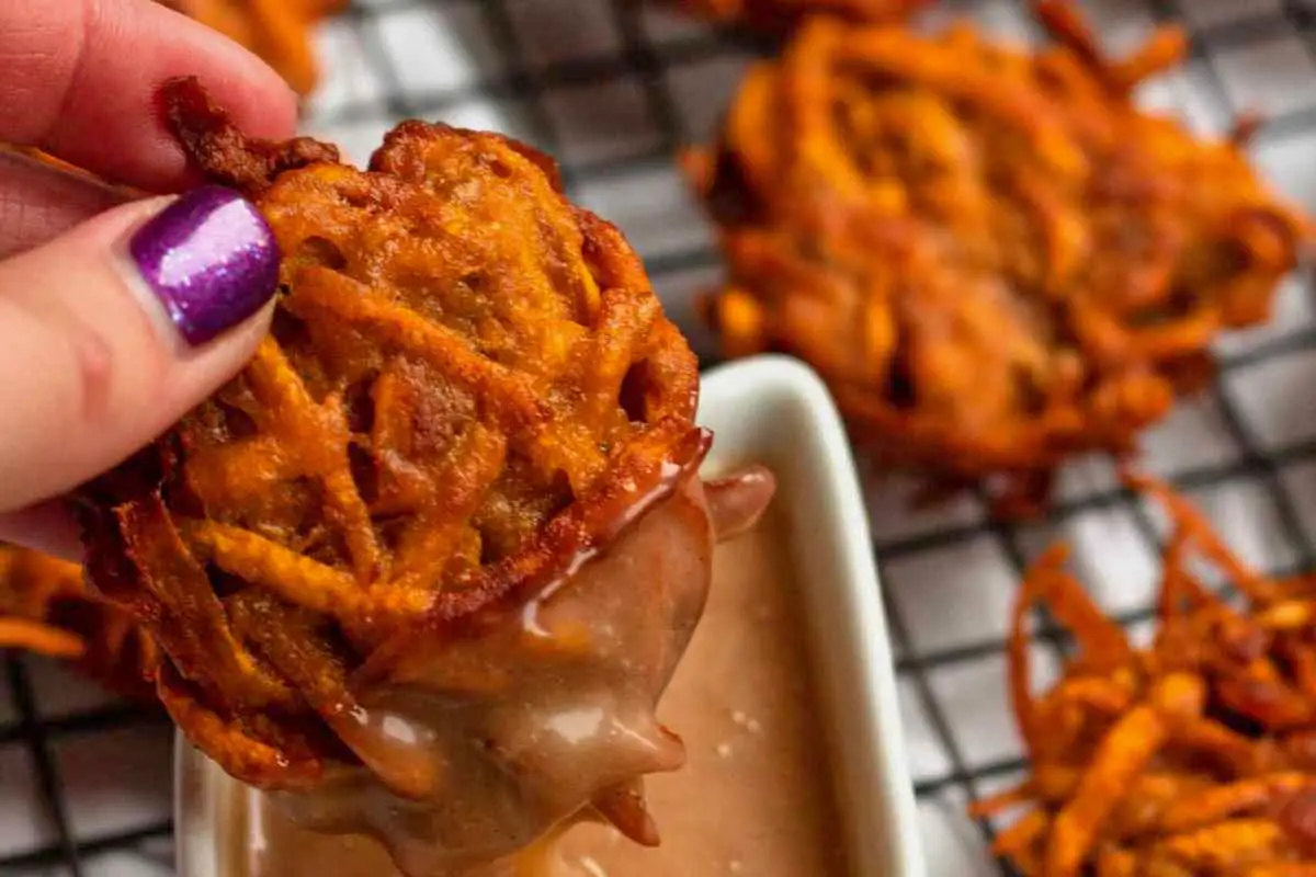 9. Sweet Potato Fritters- Chad Recipes