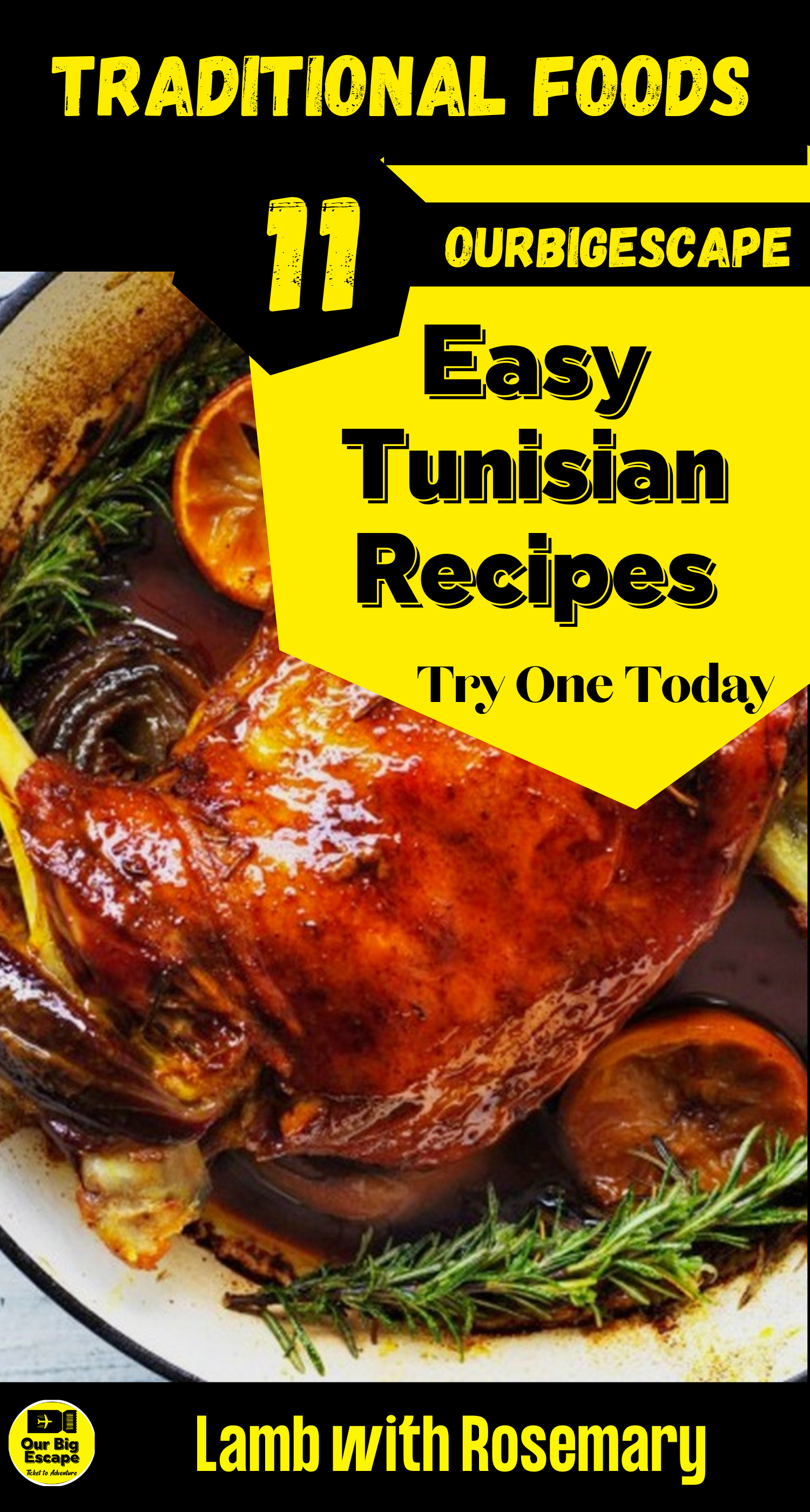 11 Tunisian Recipes - Tunisian Slow-cooked Lamb with Rosemary