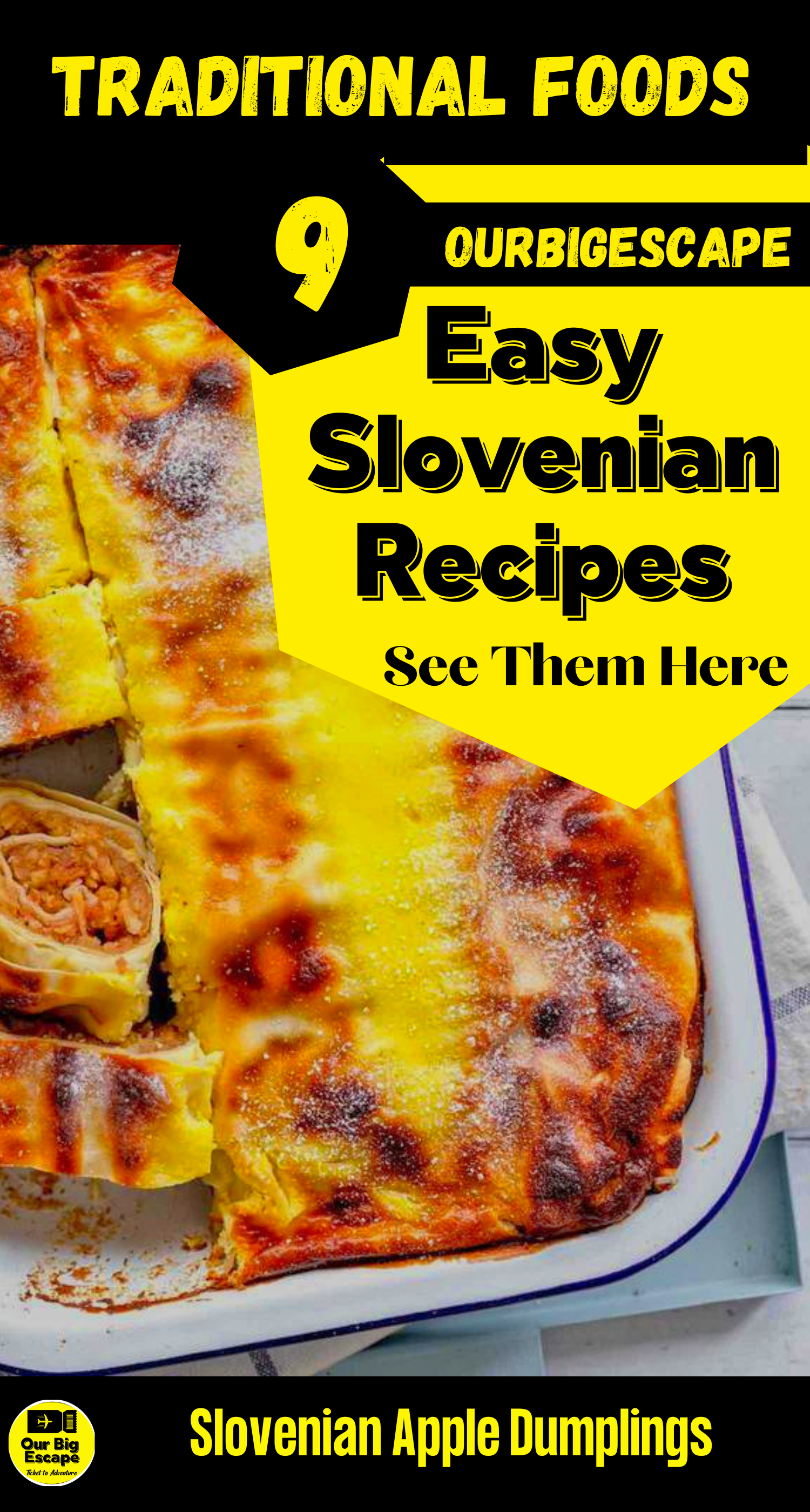 9 Easy Slovenian Recipes - Slovenian Apple Dumplings