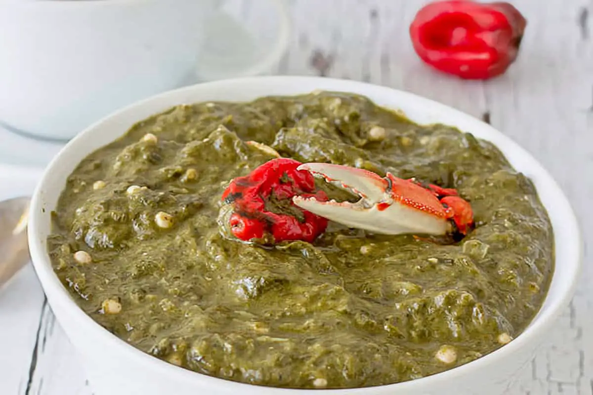 1. Crab Callalloo - Saint Lucia recipe