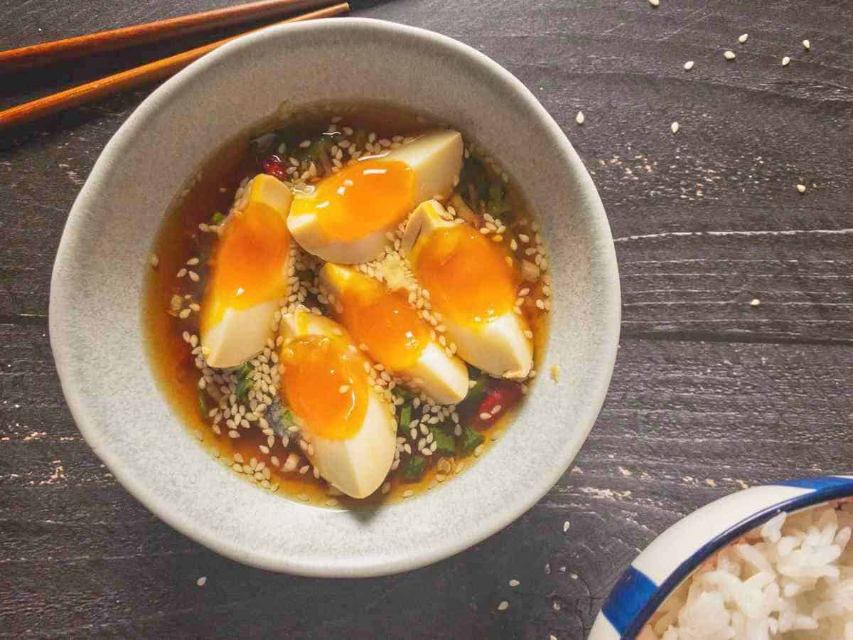 1. Korean Marinated Eggs (Mayak Eggs)